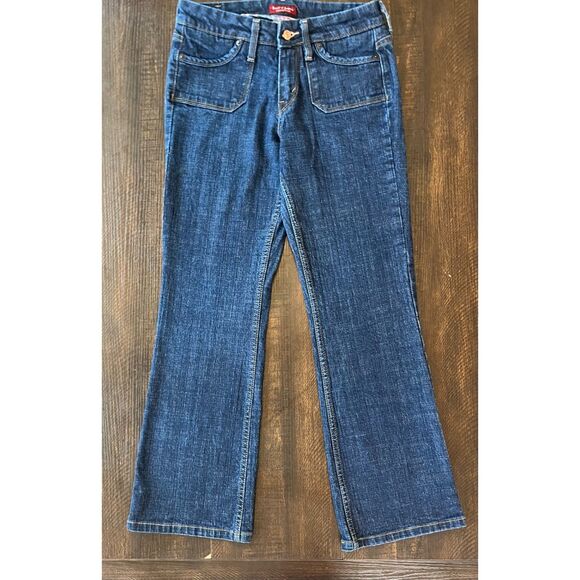 Y2K Women’s Levi’s 545 Low Bootcut Jeans with Floral Pocket Detail Size 6M - Picture 1 of 6